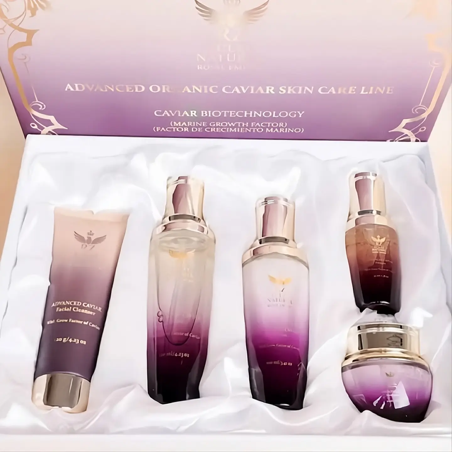 ECLAT NATUREL Caviar biotechnology skin care kit